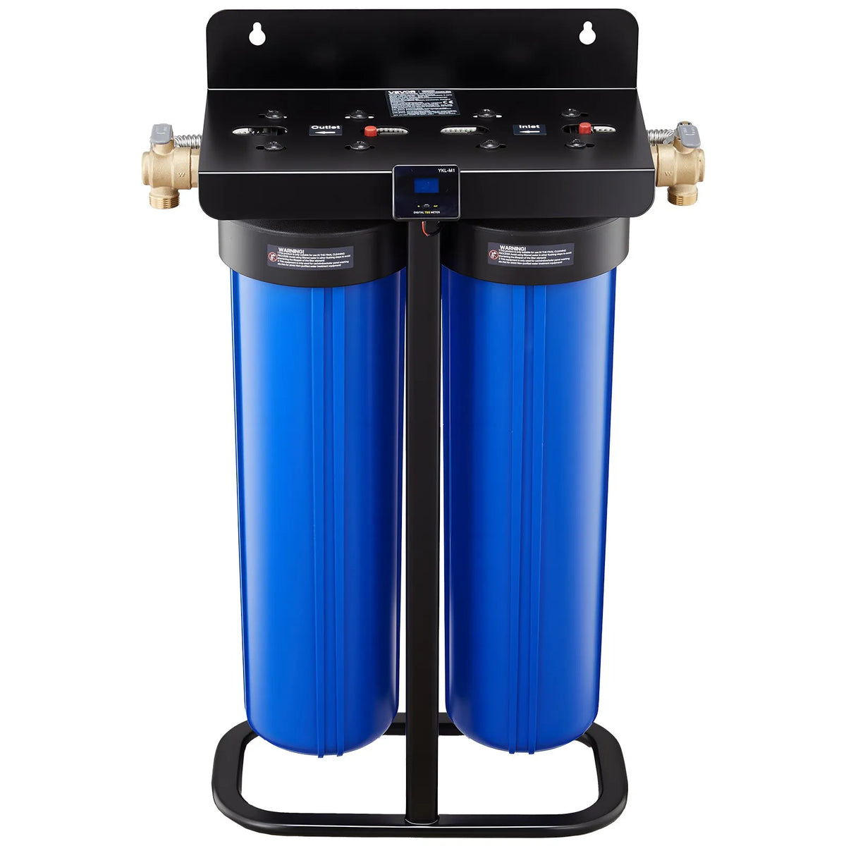 VEVOR dejonizēta ūdens sistēma auto mazgāšanai ar 2 x 4 l DI sveķiem, TDS mērītāju un apvada vārstu, beznosēdumu ūdens filtrs automašīnām, kemperiem, motocikliem un logiem - ZEMLETES.LV
