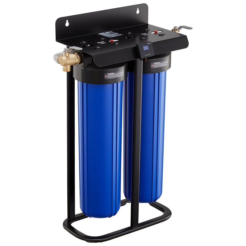 VEVOR dejonizēta ūdens sistēma auto mazgāšanai ar 2 x 4 l DI sveķiem, TDS mērītāju un apvada vārstu, beznosēdumu ūdens filtrs automašīnām, kemperiem, motocikliem un logiem - ZEMLETES.LV