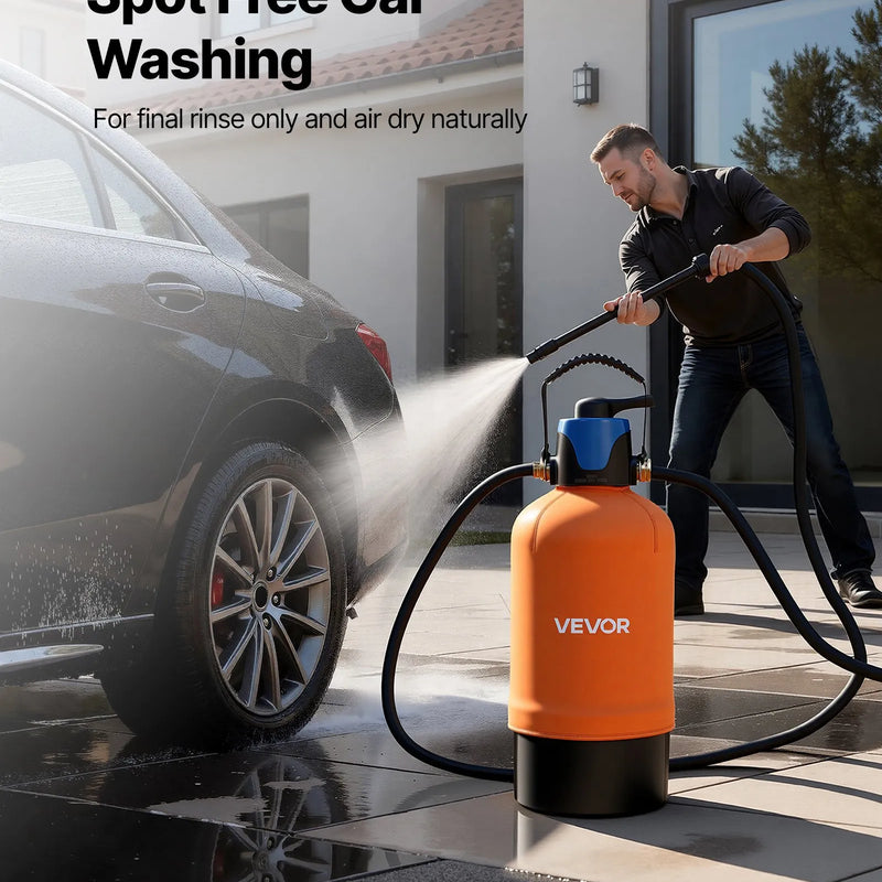 VEVOR dejonizēta ūdens sistēma auto mazgāšanai ar 10 l DI sveķiem, apvada vārstu un TDS mērītāju, beznosēdumu ūdens filtrs automašīnām, kemperiem, motocikliem un logiem - ZEMLETES.LV