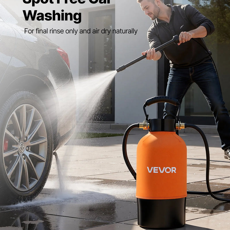 VEVOR dejonizēta ūdens sistēma auto mazgāšanai ar 5 l DI sveķiem un TDS mērītāju, beznosēdumu ūdens filtrs automašīnām, kemperiem, motocikliem un logiem - ZEMLETES.LV
