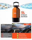 VEVOR dejonizēta ūdens sistēma auto mazgāšanai ar 5 l DI sveķiem un TDS mērītāju, beznosēdumu ūdens filtrs automašīnām, kemperiem, motocikliem un logiem - ZEMLETES.LV