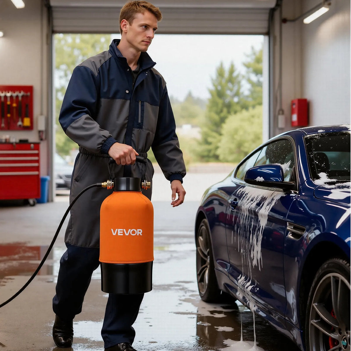 VEVOR dejonizēta ūdens sistēma auto mazgāšanai ar 5 l DI sveķiem un TDS mērītāju, beznosēdumu ūdens filtrs automašīnām, kemperiem, motocikliem un logiem - ZEMLETES.LV