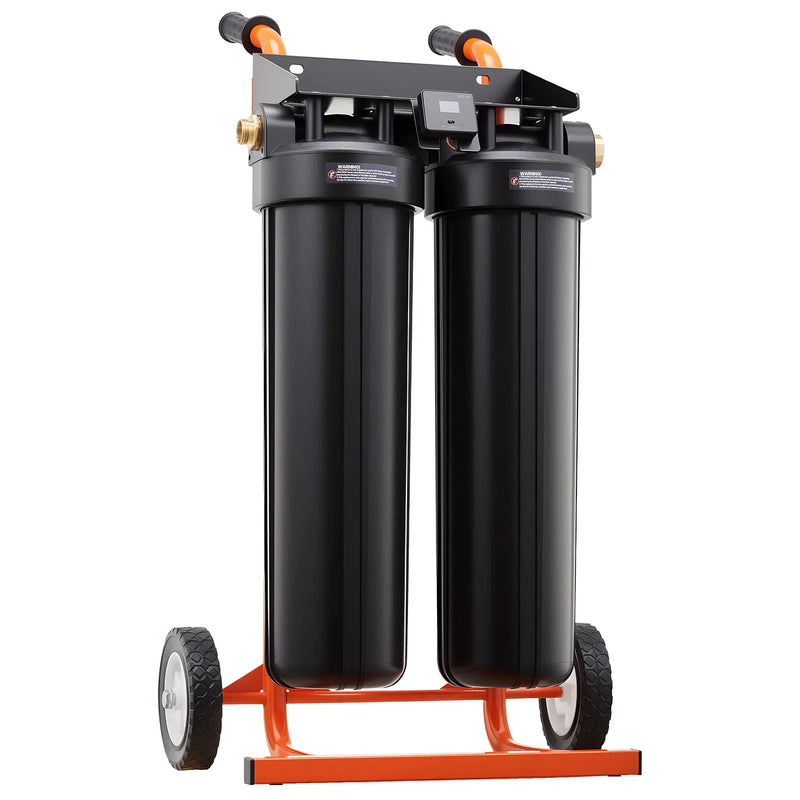 VEVOR dejonizēta ūdens sistēma auto mazgāšanai ar 2 x 4 l DI sveķiem un TDS mērītāju, pārnēsājams beznosēdumu ūdens filtrs automašīnām, kemperiem, motocikliem un logiem - ZEMLETES.LV