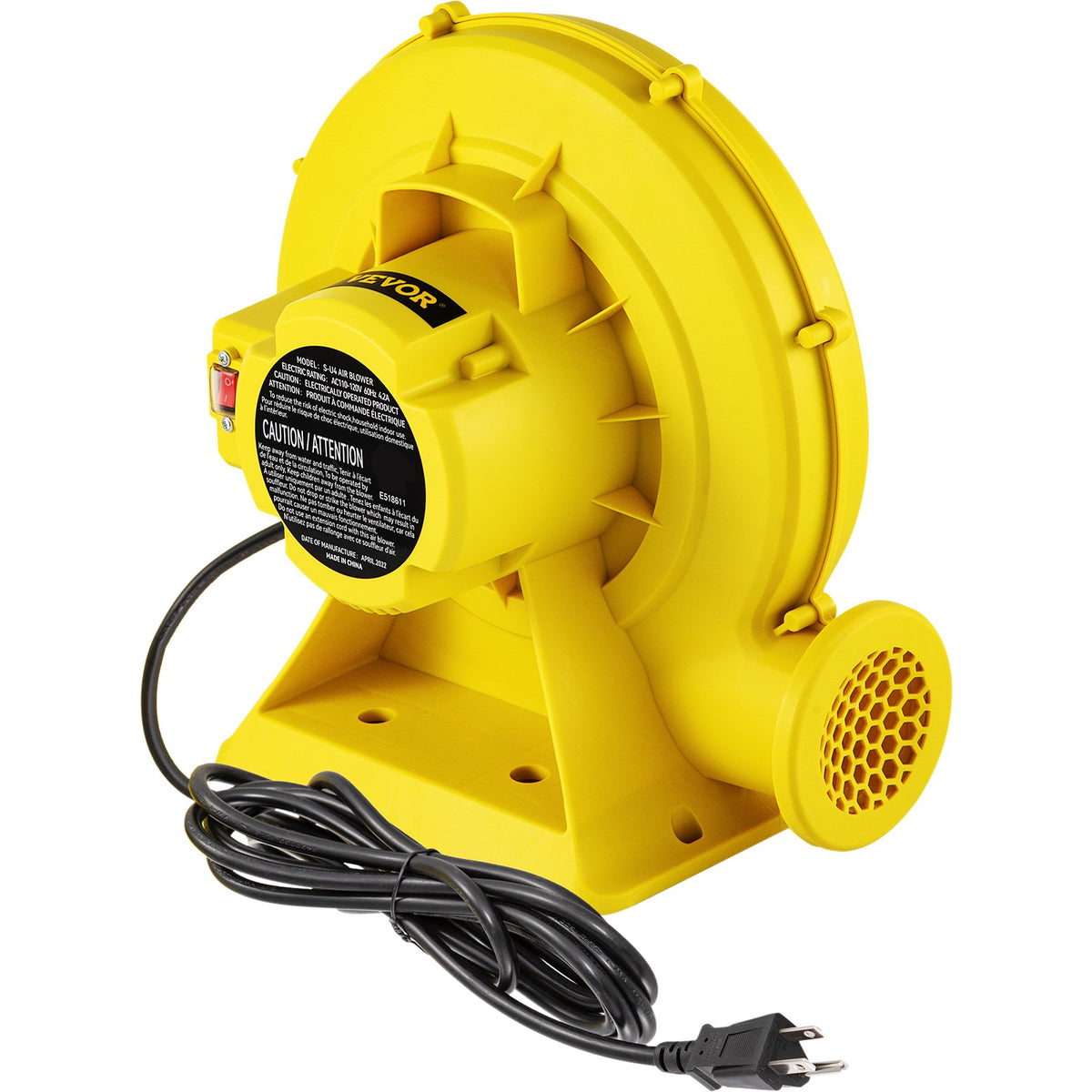 VEVOR puhur täispuhutavatele atraktsioonidele 450 W, 0,6 hj