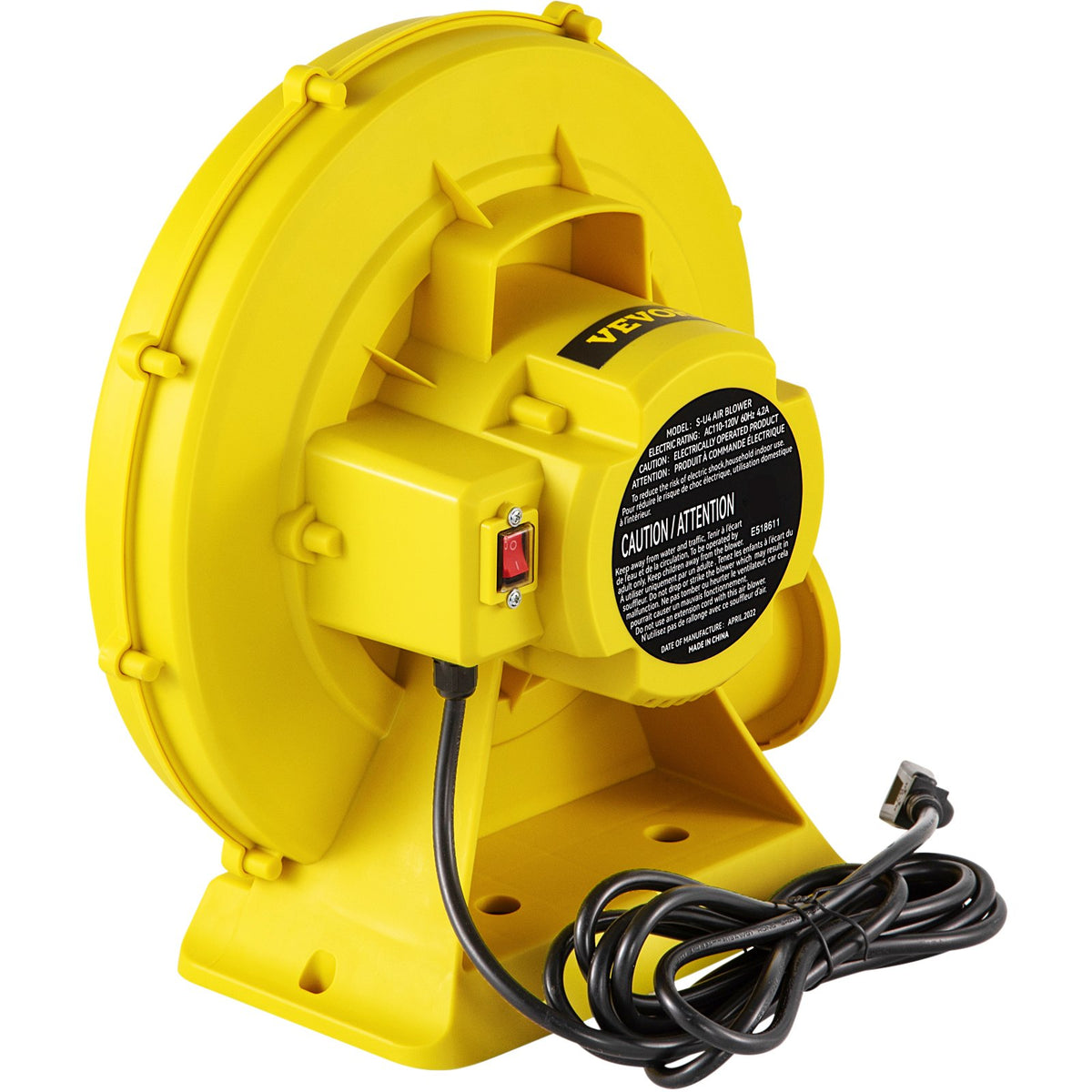 VEVOR puhur täispuhutavatele atraktsioonidele 450 W, 0,6 hj