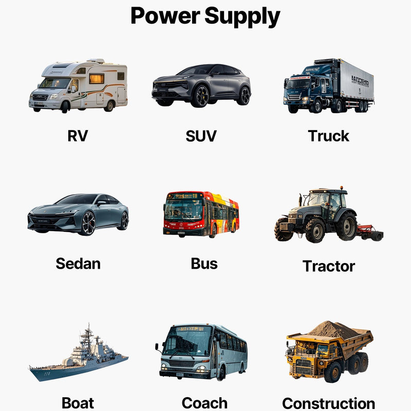 Dīzeļsildītājs 8 kW, DC 12/24 V, pārnēsājams ar tālvadību, LCD ekrānu un 5 L tvertni