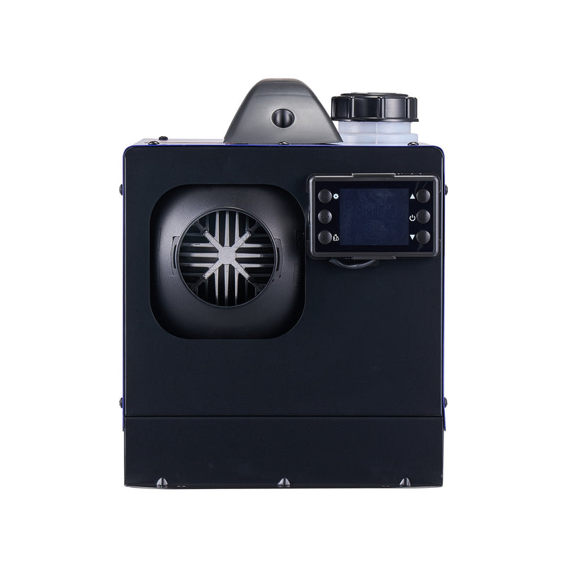 Dīzeļdegvielas gaisa sildītājs 8 kW, DC 12 V/24 V, pārnēsājams "All in One" ar tālvadības pulti un LCD displeju, ātra uzsildīšana, zems trokšņa līmenis, 5 L degvielas tvertne automašīnām, kemperiem, furgoniem, traktoriem un kravas automašīnām.