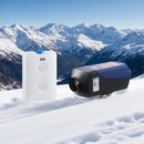 Dīzeļdegvielas sildītājs, 8 kW, DC 12 V/24 V, pārnēsājams gaisa sildītājs ar tālvadību un LCD ekrānu, ātra uzsildīšana, zems trokšņa līmenis, 10 l degvielas tvertne, piemērots automašīnām, furgoniem, kemperiem un kravas auto
