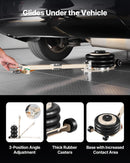 VEVOR pneimatiskais domkrats, 3 t trīskāršs gaisa spilvenu domkrats ar sešām tērauda caurulēm, pacelšanas augstums līdz 450 mm, 1–6 s ātra pneimatiskā pacelšana, ar regulējamu garu rokturi un gumijas paliktni automobiļu, apvidus auto un pikapu remontam