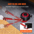 VEVOR gaisa domkrats, 3 tonnas trīskāršo maisu gaisa domkrats, gaisa spilvenu domkrats ar sešām tērauda caurulēm, pacelšanas augstums līdz 45 cm, ātra pacelšana 3-5 s, ar regulējamu garu rokturi automašīnām, garāžām, remontam (sarkans)