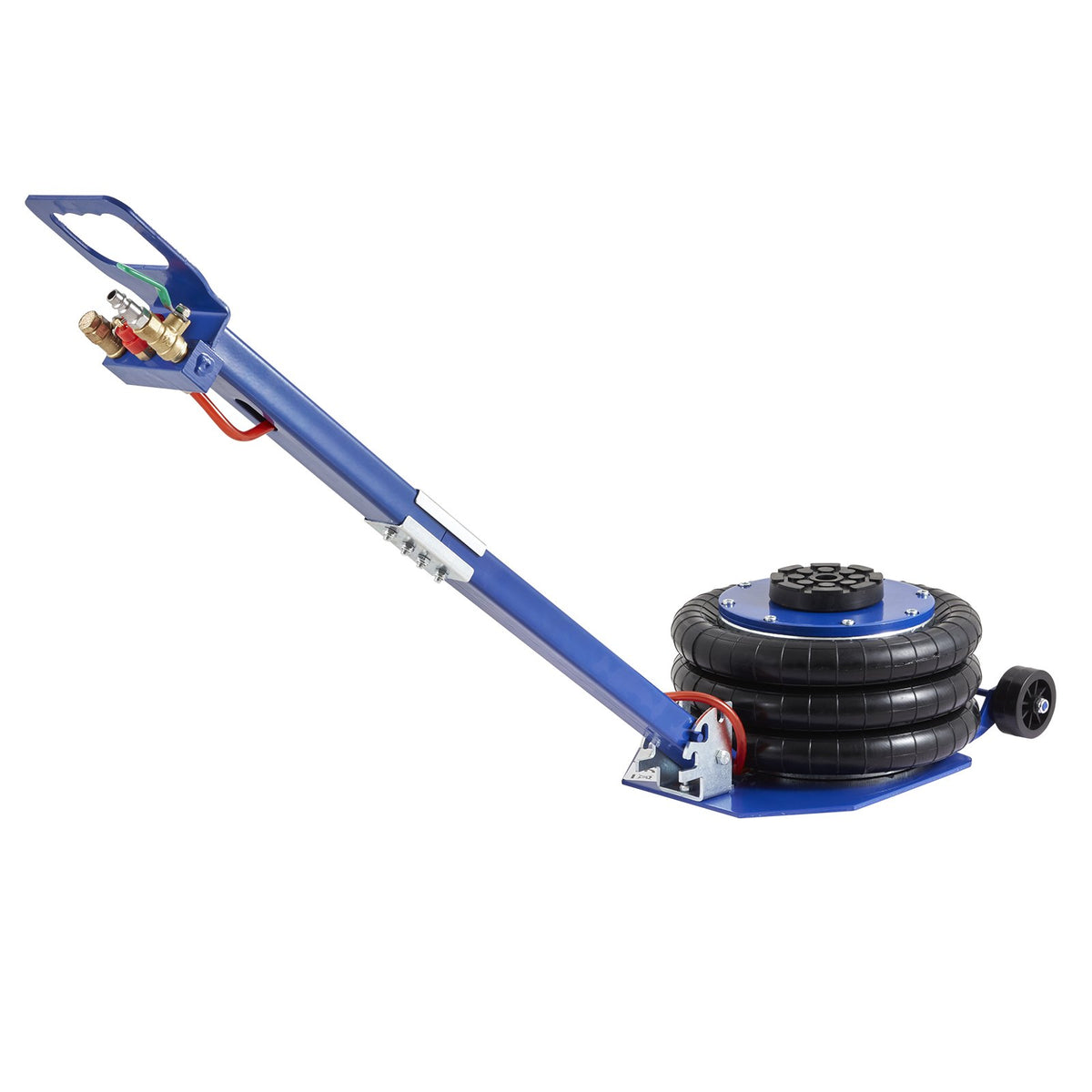 VEVOR Air Jack, 3 Tonne, Triple Air Bag Lifting Jack with 6 Steel Tubes, Lifting Height up to 45 cm, 3-5 Second Fast Pneumatic Lifting, Suitable for Cars, Garages and Repairs (Blue)