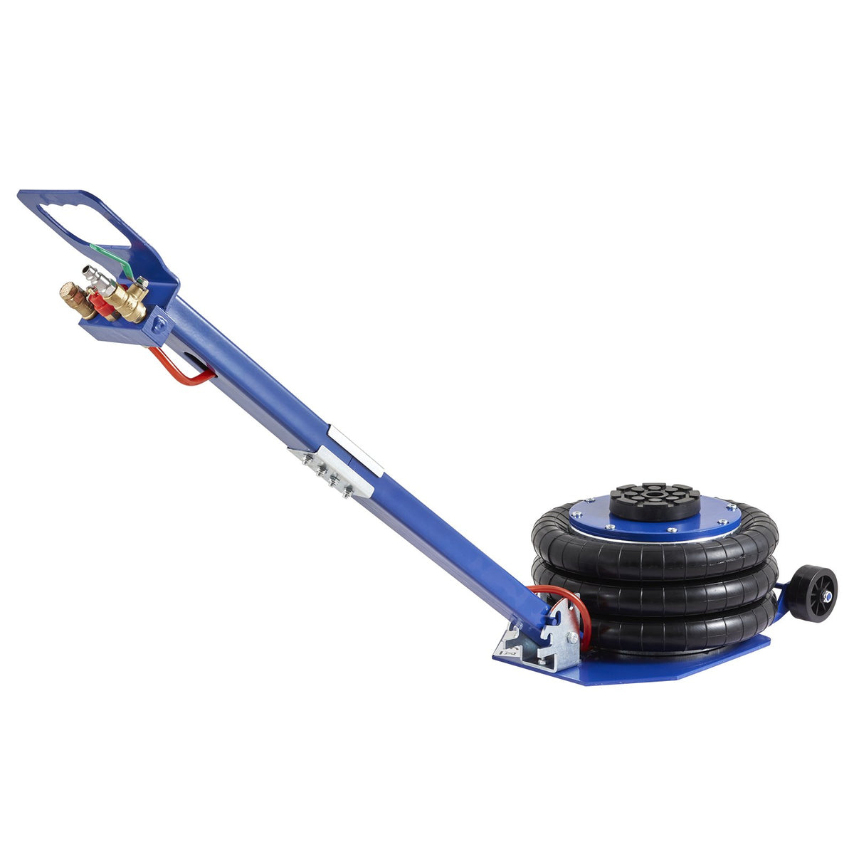 VEVOR Air Jack, 3 Tonne, Triple Air Bag Lifting Jack with 6 Steel Tubes, Lifting Height up to 45 cm, 3-5 Second Fast Pneumatic Lifting, Suitable for Cars, Garages and Repairs (Blue)