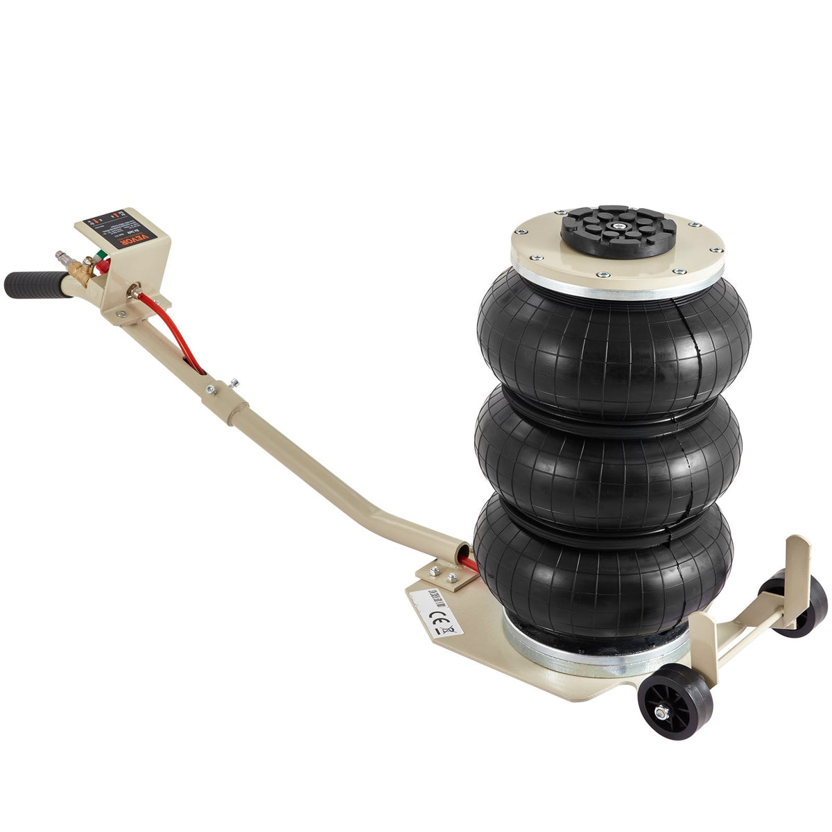 VEVOR Triple Bag Air Jack 3 T Pneumatic Jack Mount for Cars and SUVs