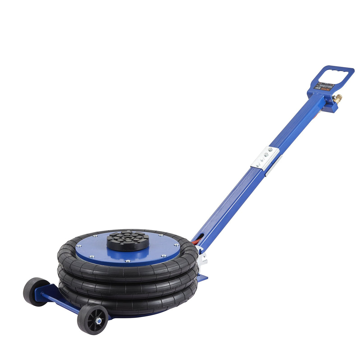 VEVOR Air Jack, 5 t, Triple Air Bag Lifting Jack with 6 Steel Tubes, Lifting Height up to 45 cm, 3-5 Second Fast Pneumatic Lifting, Suitable for Cars, Garages and Repair Work (Blue)