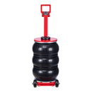 VEVOR pneimatiskais gaisa domkrats 5 t, trīskāršs gaisa spilvenu domkrats ar sešām tērauda caurulēm, pacelšanas augstums līdz 464 mm, ātra pacelšana 4–10 s, ar regulējamu garu rokturi un gumijas paliktni automašīnām, SUV un pikapiem