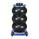 VEVOR pneimatiskais gaisa domkrats 3 t, trīskāršs gaisa spilvenu domkrats ar sešām tērauda caurulēm, pacelšanas augstums līdz 450 mm, ātra pacelšana 1–6 s, ar garu rokturi un gumijas paliktni automašīnām, SUV un pikapiem