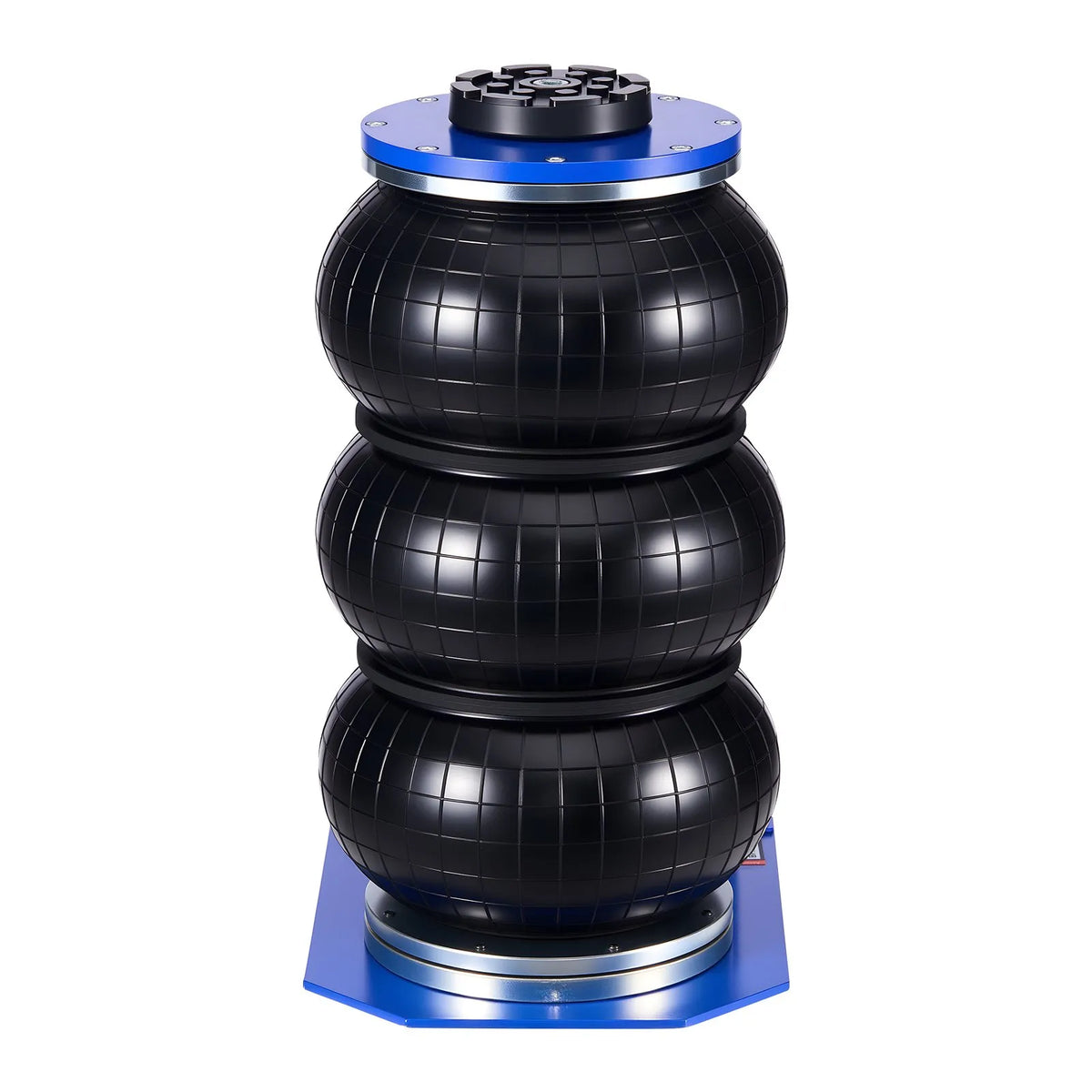 VEVOR pneimatiskais gaisa domkrats 3 t, trīskāršs gaisa spilvenu domkrats ar sešām tērauda caurulēm, pacelšanas augstums līdz 450 mm, ātra pacelšana 1–6 s, ar īsiem rokturiem un gumijas paliktni automašīnām, SUV un pikapiem