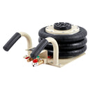 VEVOR trīskāršais gaisa maisa pacēlājs, 3000 kg, ar sešām tērauda caurulēm, pacelšanas augstums līdz 450 mm, 3-5 s ātra pacelšana, ar sānu rokturiem, piemērots automobiļiem, garāžām, remontiem (balts)