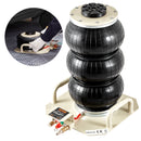 VEVOR Gaisa domkrats, 3 tonnas trīskāršais gaisa maisa domkrats, pacelšana līdz 450 mm, 3-5 sekunžu ātra pacelšana, pneimatiskais domkrats ar sānu rokturiem automašīnām, garāžām un remontiem (bēšs)