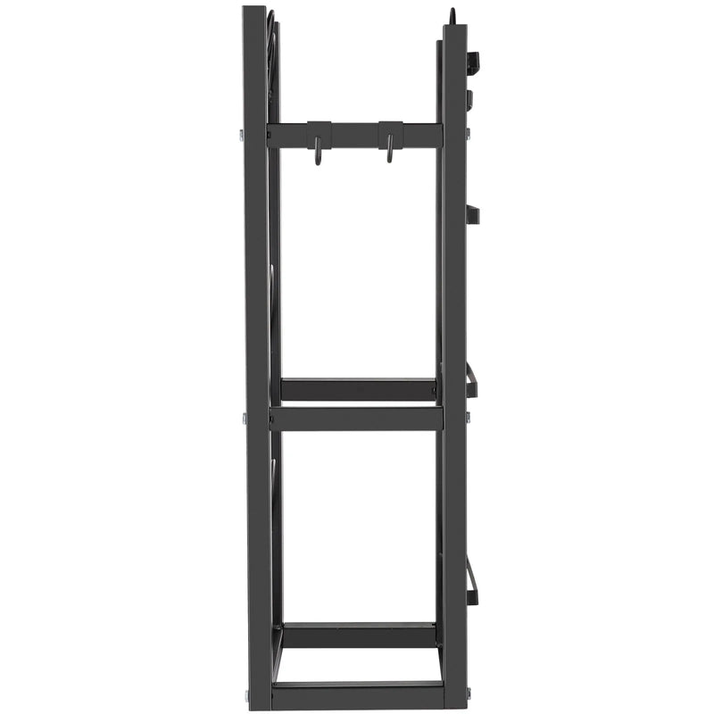 Gāzes konteineru plaukts, ar ietilpību 2 × 13,6 kg un 3 mazie baloni, uzglabāšanai un transportēšanai