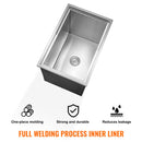 VEVOR 686 x 457 x 533 mm nerūsējošā tērauda ledus kaste ar vāku