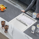 VEVOR 686 x 457 x 533 mm nerūsējošā tērauda ledus kaste ar vāku