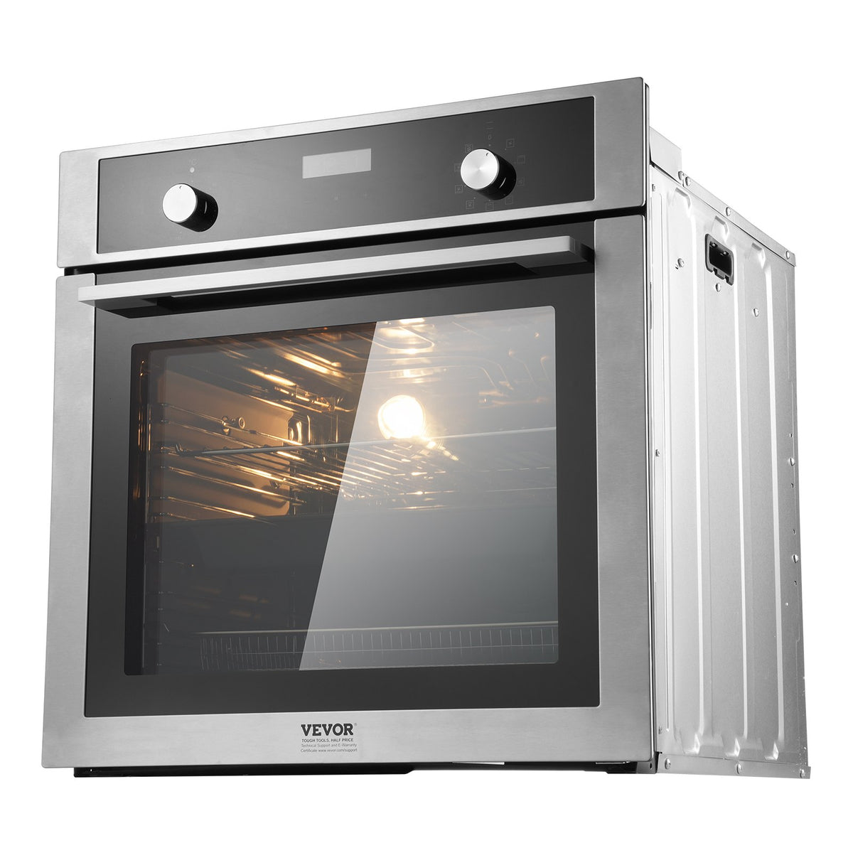 VEVOR Built-in Electric Oven 60 cm, 76 l, 9 Functions