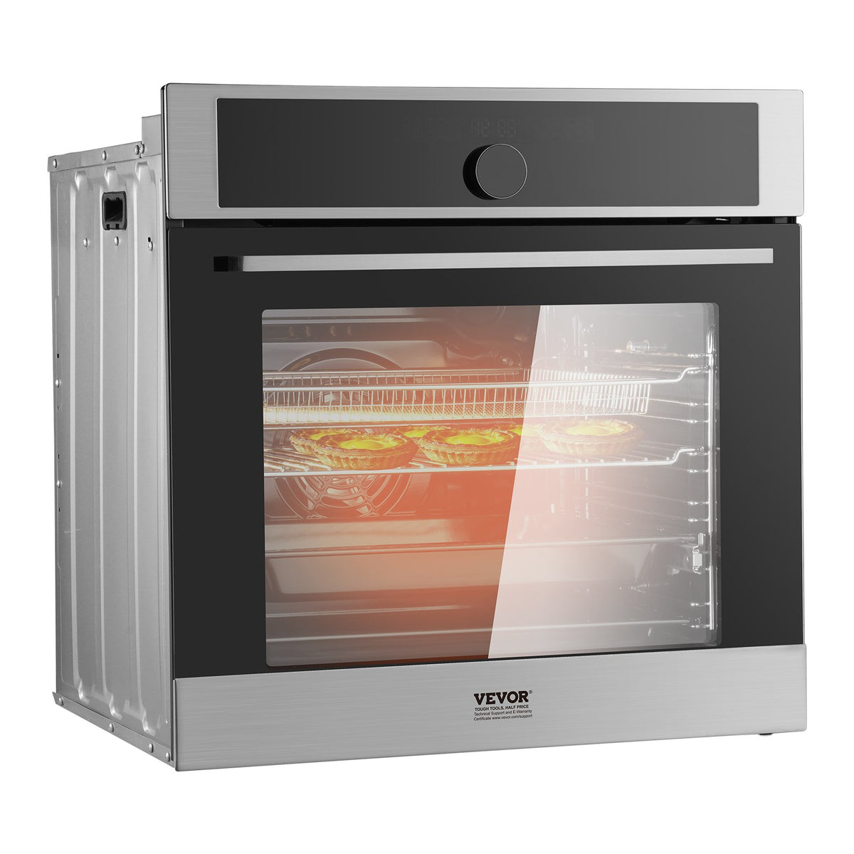 VEVOR Built-in Electric Oven 60 cm, 76 l, 16 Functions