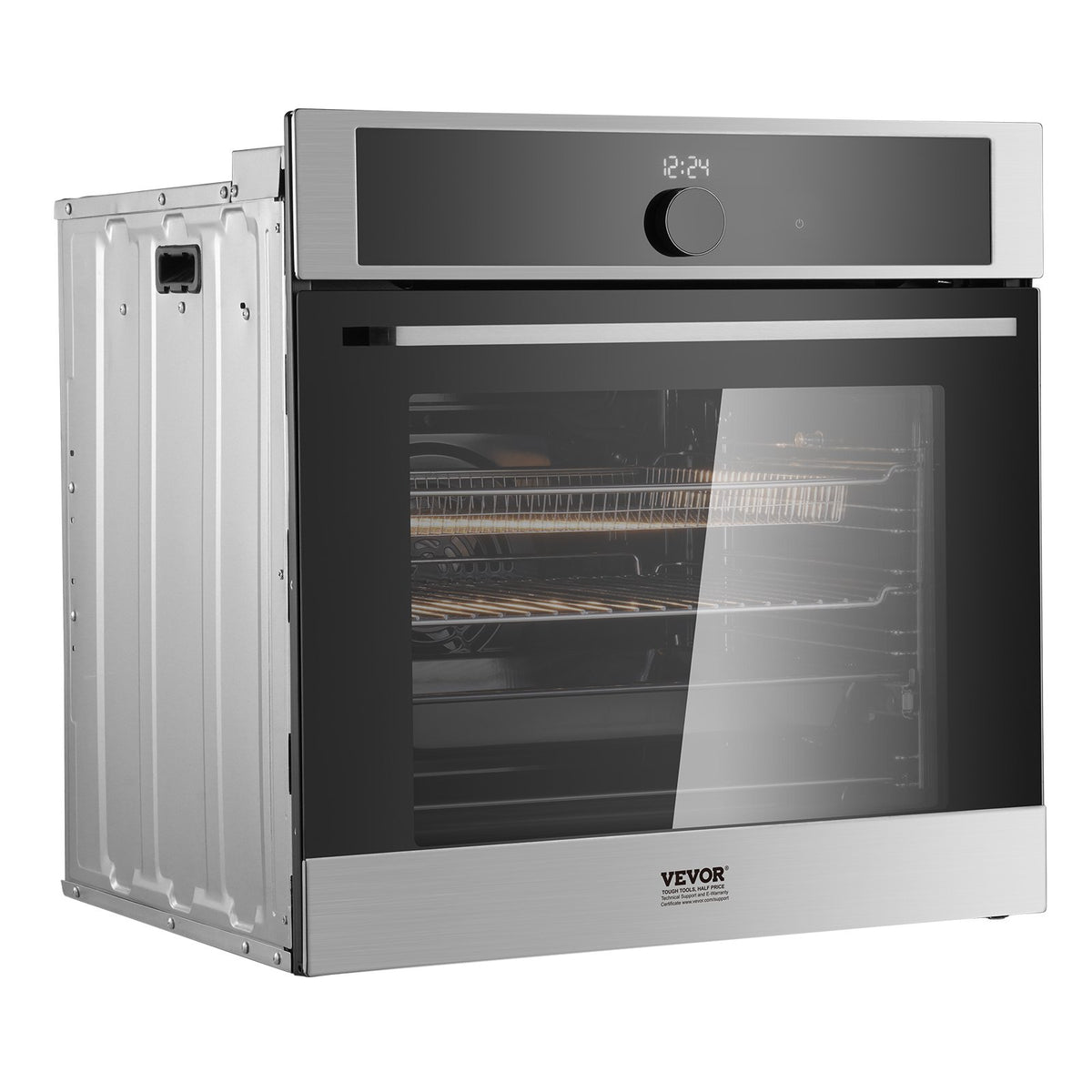 VEVOR Built-in Electric Oven 60 cm, 76 l, 16 Functions