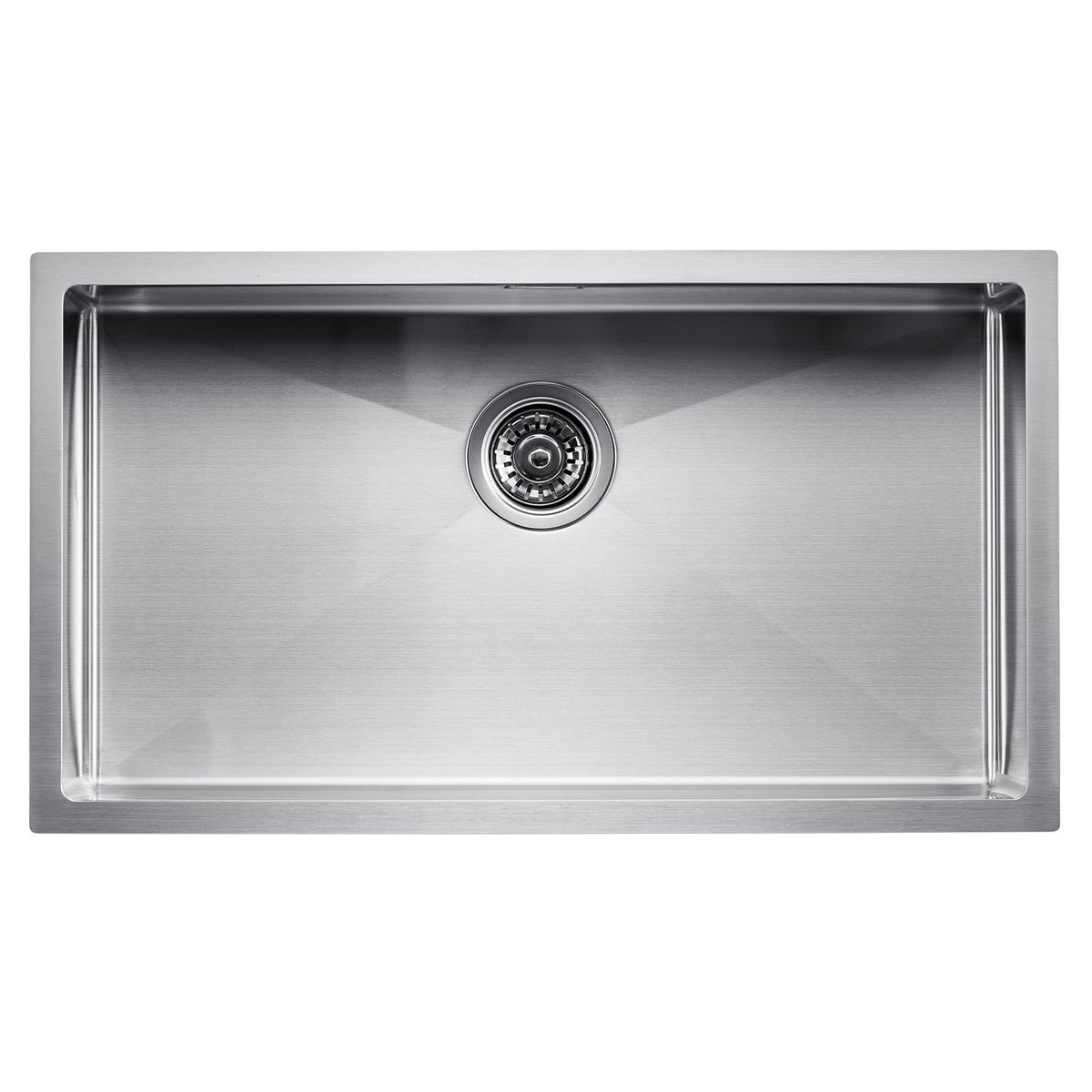 VEVOR Stainless Steel Kitchen Sink 76 cm, Single Bowl, Undermount or Top Mount, Bar Style