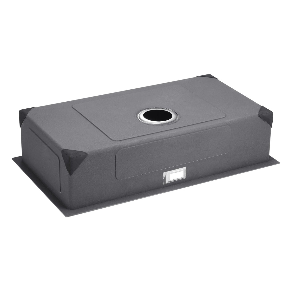 VEVOR Stainless Steel Kitchen Sink 76 cm, Single Bowl, Undermount or Top Mount, Bar Style