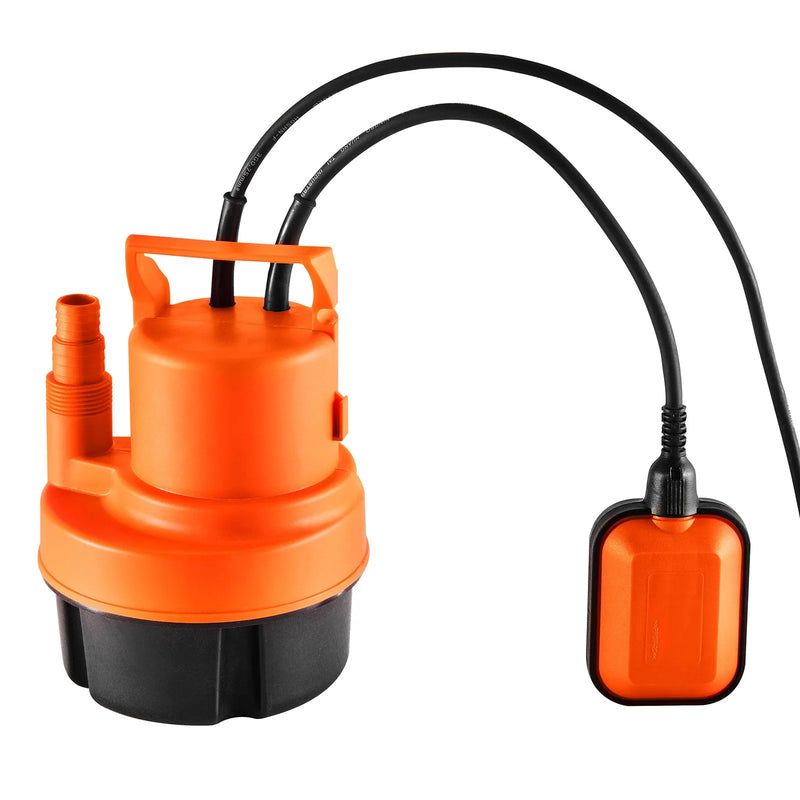 VEVOR iegremdējamais drenāžas sūknis 320 W, plūsma līdz 6002 l/h, pacelšanas augstums līdz 7 m