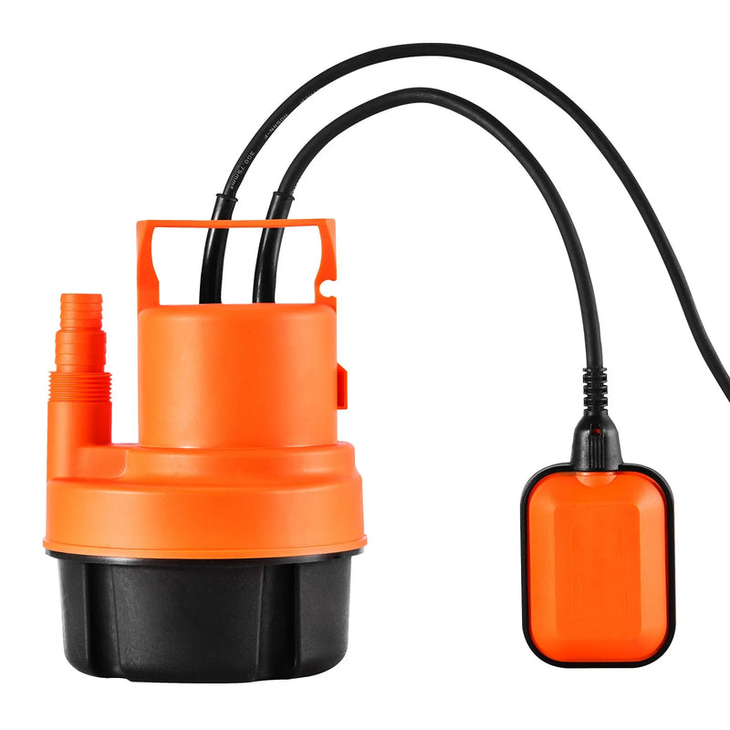 VEVOR iegremdējamais drenāžas sūknis 320 W, plūsma līdz 6002 l/h, pacelšanas augstums līdz 7 m