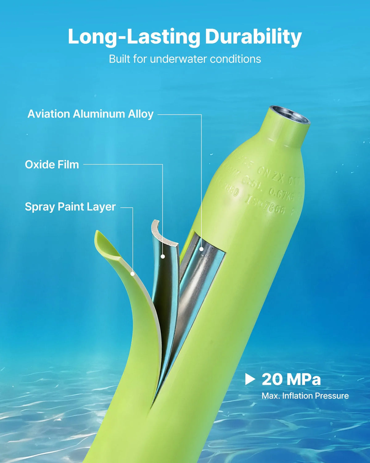 VEVOR mini sukeldumisballoon 0,5 l täisnäomaski ja pumbaga, 5–10 min, kuni 3 m
