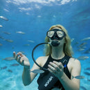 VEVOR mini niršanas balons 1 L, pārnēsājams niršanas balons zemūdens elpošanai, atkārtoti lietojams plaušu niršanas cilindrs līdz 20 minūšu niršanai, avārijas glābšanas mazais balons ar mugursomu un aizsargbrillēm snorkelēšanai