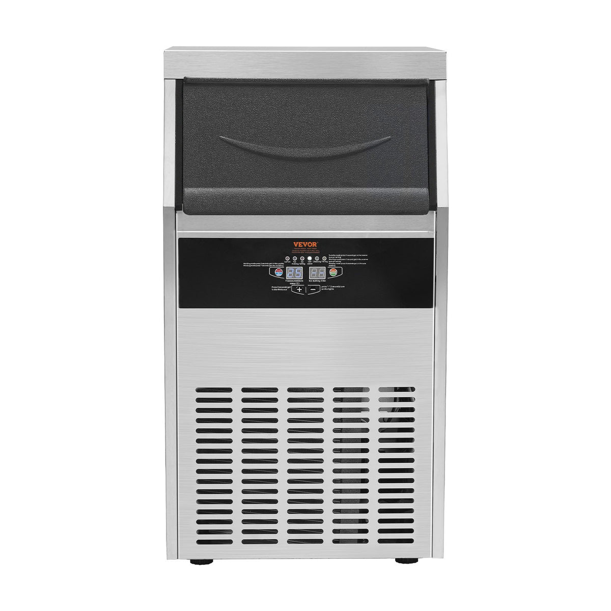 VEVOR Commercial Ice Maker 130 kg/24 h, 60 Cubes per Cycle