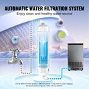 VEVOR Komerciālais ledus ražotājs, brīvi stāvošs skapja tips, 34,5 kg/24H, 36 ledus gabali