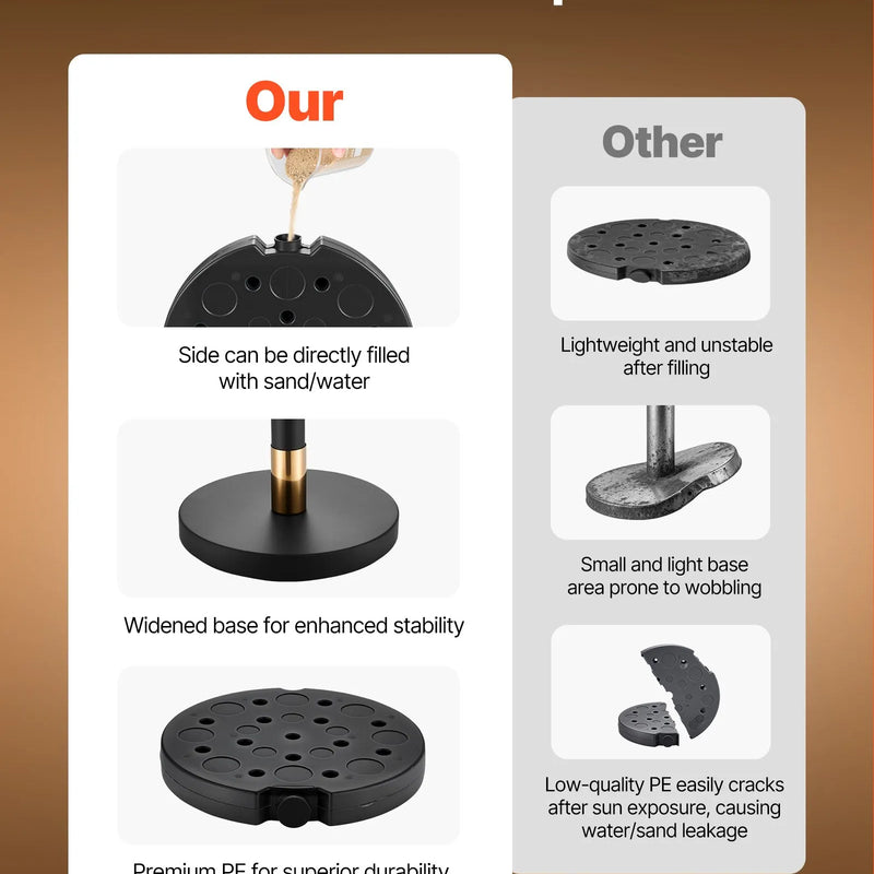VEVOR barjeras stabi 8 gab., rindas organizēšanas sistēma ar 6 melnām samta virvēm, izturīgi nerūsējošā tērauda stabi ar dobu pamatni, piemēroti teātriem, pasākumiem, kāzām un izstādēm