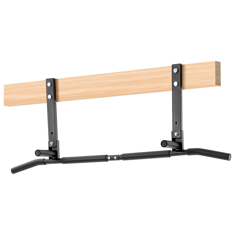 Pie griestiem stiprināms pievilkšanās stienis - montējams pie sijas, izturīgs trenažieris mājas sporta zālei