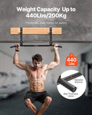 Pie griestiem stiprināms pievilkšanās stienis - montējams pie sijas, izturīgs trenažieris mājas sporta zālei