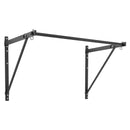 Pie sienas stiprināms pievilkšanās stienis – izturīgs trenažieris mājas sporta zālei ar regulējamu attālumu no sienas