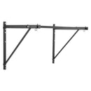 Pie sienas stiprināms pievilkšanās stienis – izturīgs trenažieris mājas sporta zālei ar regulējamu attālumu no sienas