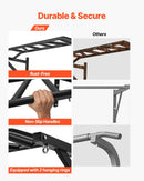 Pievilkšanās stienis ar vairākiem satvērieniem – pie sienas stiprināms, izturīgs trenažieris mājas sporta zālei