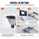 Uzglabāšanas plaukti 2 gab. 183 × 61 cm pie sienas stiprināmi 454 kg, metāla