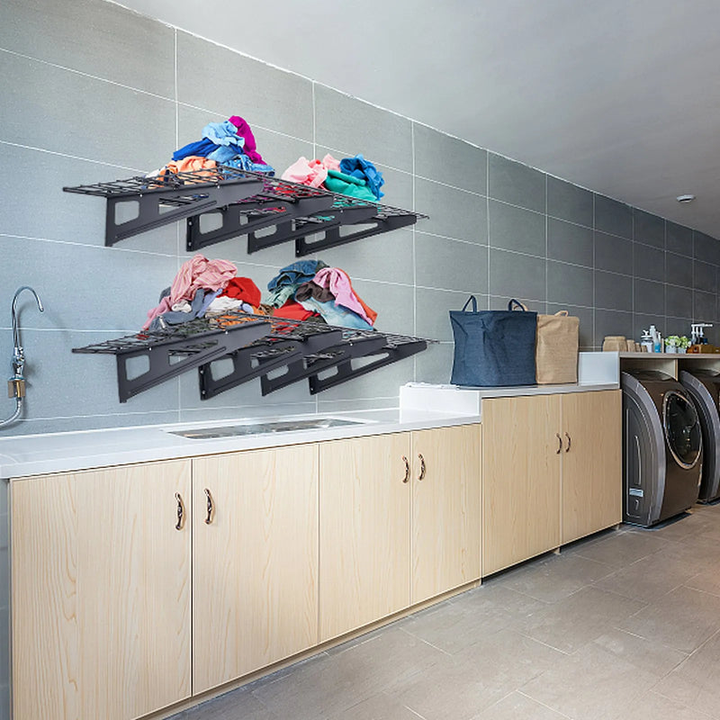 Uzglabāšanas plaukti 2 gab. 183 × 61 cm pie sienas stiprināmi 454 kg, metāla