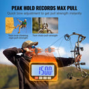 Digitālie celtņa svari 300 kg, industriālie piekaramie svari ar alumīnija korpusu un LCD ekrānu, rokas mini svari ar āķiem saimniecībai, medībām, makšķerēšanai, āra darbiem un garāžai, oranži