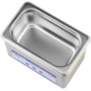 VEVOR 0,8 L ultraskaņas tīrītājs ar digitālu taimeri un sildītāju, 35 W nerūsējošā tērauda ierīce rotaslietu, briļļu un citu priekšmetu tīrīšanai – piemērots komerciālai un mājas lietošanai