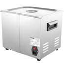 VEVOR 10 l ultraskaņas tīrītājs, digitāla ultraskaņas tīrīšanas iekārta ar sildītāju un taimeri rotaslietām, pulksteņiem, gredzeniem, zobārstniecības instrumentiem un stiklam