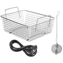 VEVOR 10 l ultraskaņas tīrītājs, juvelierizstrādājumu tīrītājs ar sildītāja taimeri un groza vadību, paredzēts juvelierizstrādājumu, briļļu, gredzenu, protēžu un mūzikas instrumentu tīrīšanai