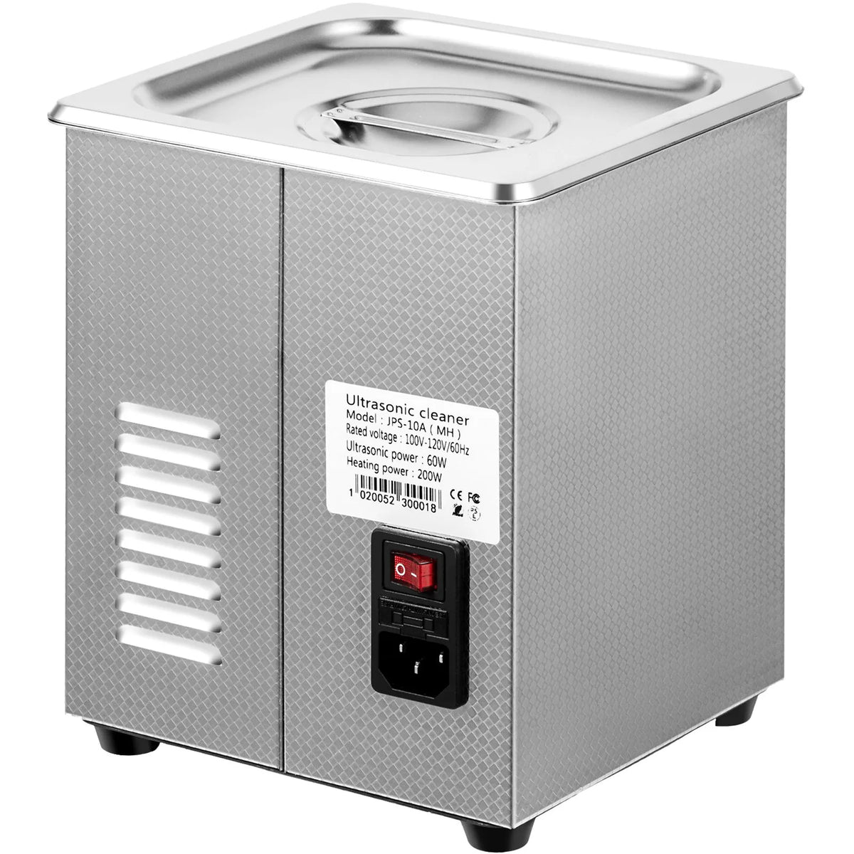 VEVOR 2 L Advanced Ultrasonic Cleaner (100 W Heater, 60 W Ultrasonic), Professional Digital Laboratory Ultrasonic Parts Cleaner with Heating and Timer for Jewellery, Glasses and Parts Cleaning